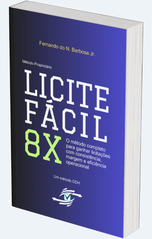 Capa e-Book LiciteFácil 8x